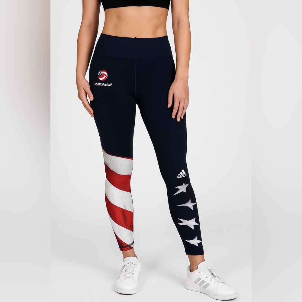 Adidas Leggings - American Flag Leggings